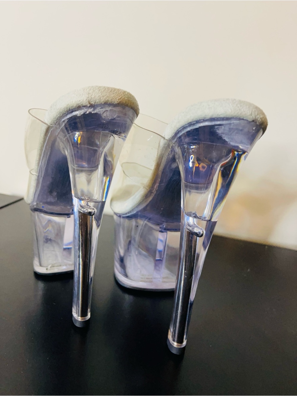 Pleaser’s | Clear Platform Stiletto with Straps- NWOT - Picture 5 of 6